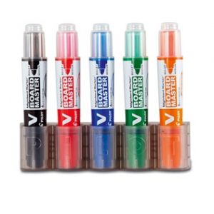 Whiteboard Marker & Holder (5-Pack)
