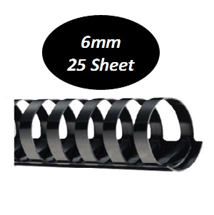 Binding Combs 6mm (100-Pack)