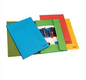 3 Flap Folders 10-Pack Green