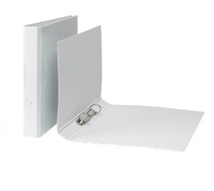 Ringbinder Files A4 White Pvc