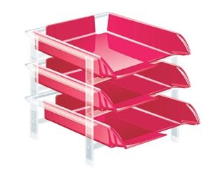 Letter Tray Set Vision Pink