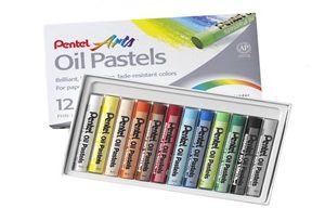 Oil Pastels Pentel 12-Pack
