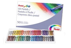 Oil Pastels Pentel 50-Pack
