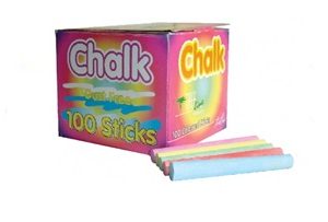 Chalkboard Chalk (Assorted) 100'S