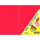 Straight Cut Folders Pink (100-Pack)