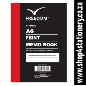 A6 144 Page Hardcover F/M