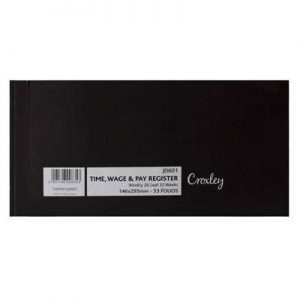 Time Wage & Pay Register JD601