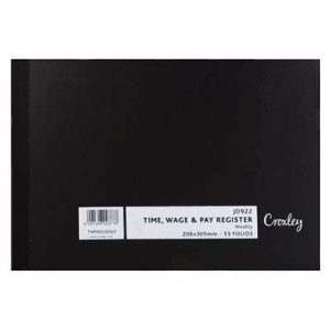 Time Wage & Pay Register JD922