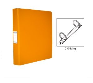 A4 Pvc Orange Ringbinder File