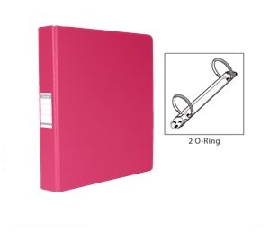 A4 Pvc Pink Ringbinder File