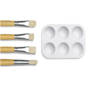 Paint Brushes & Trays
