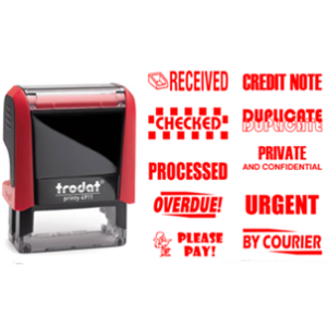 Stock Text Stamps